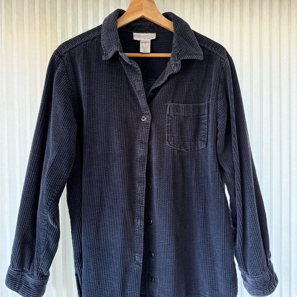 Blue Corduroy Shirt